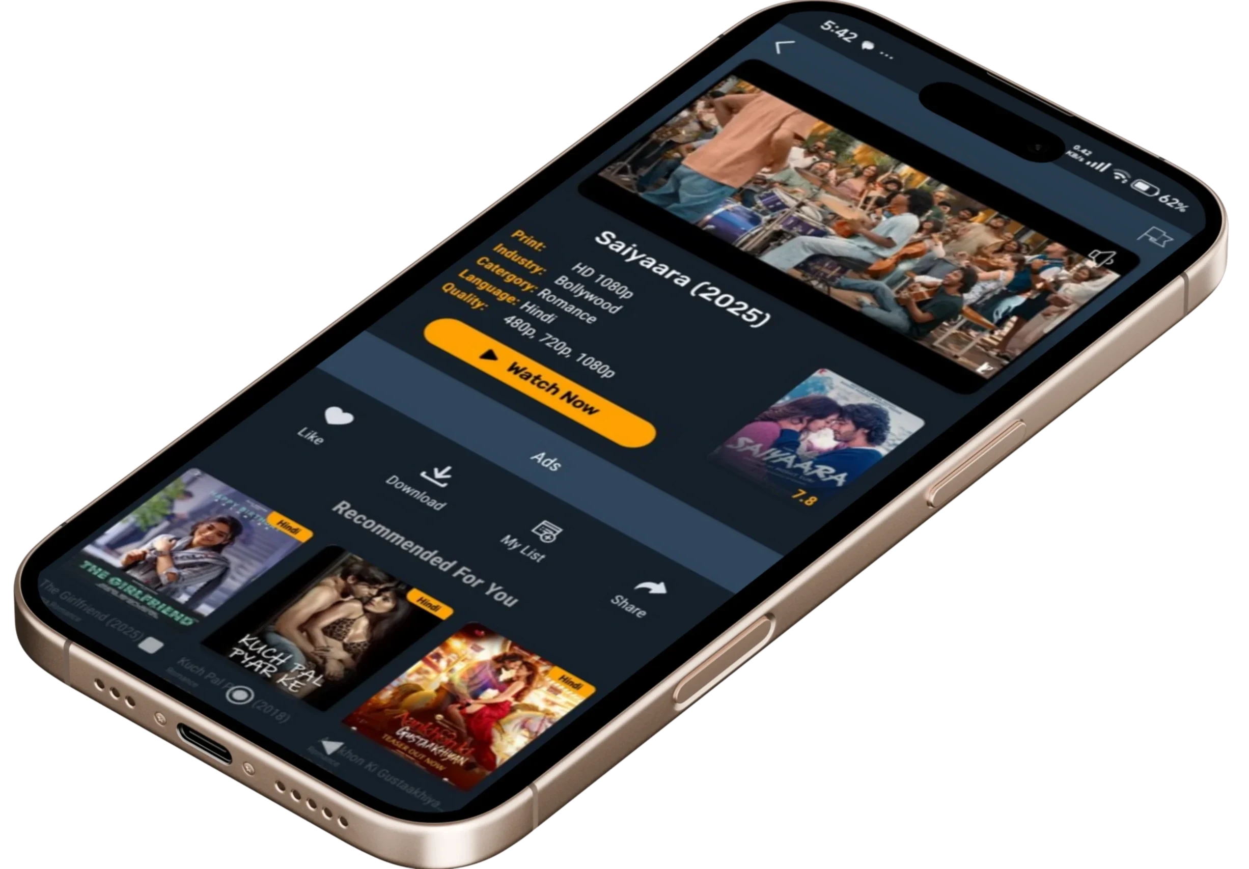 Saiyara Movie 2025 on Vedu Apk 2026 WEBP